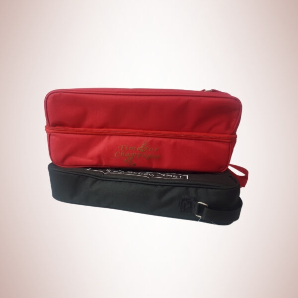 Bolsa nevera vino - champagne con 2 copas - Imagen 3