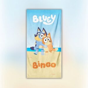 Toalla de playa infantil Bluey Bingo